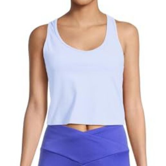 Avia Activewear Women's V-Neck Rib Bra, Blue Birch, XL - NWT - Picture 2 of 3